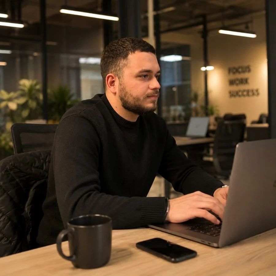 Andrii Kulba aan het werk — SEO België en zoekmachine optimalisatie