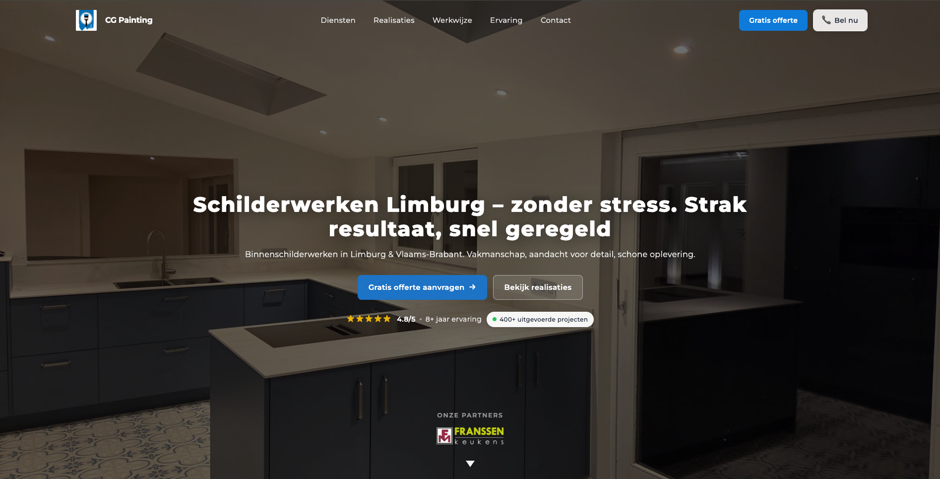 CG PAINTING — custom projectfoto in het uitdaging-blok